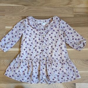 Zara Kids Purple Floral dress